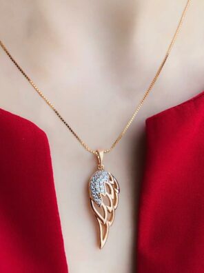 گردنبند بال فرشته ژوپینگ