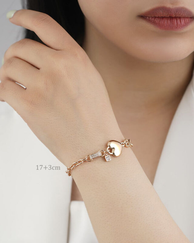 دستبند قلبی سانای ژوپینگ