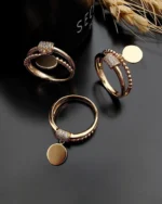 انگشتر آویز پولکی ژوپینگ
