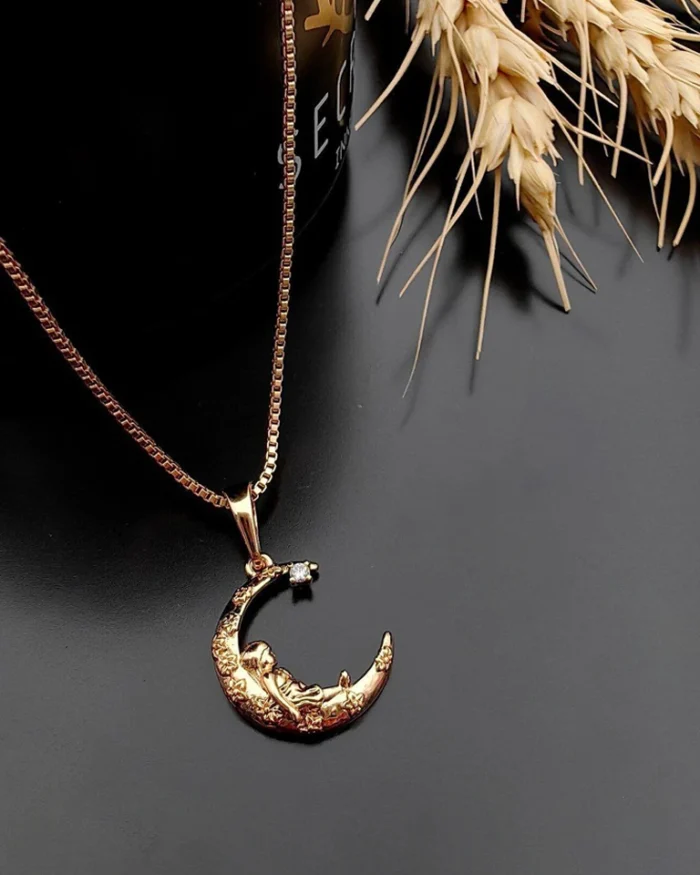 گردنبند ماه و کودک ژوپینگ