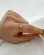 انگشتر ظریف گل ژوپینگ